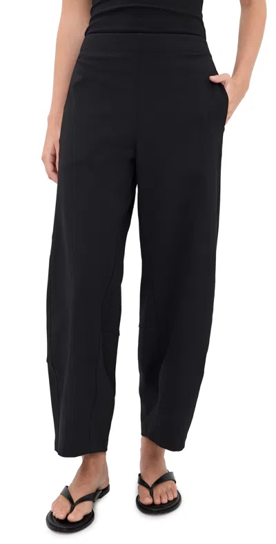 Ripley Rader Ponte Knit Barrel Pants Black