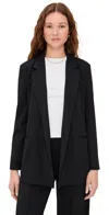 Ripley Rader Ponte Knit Oversized Blazer Black In Black