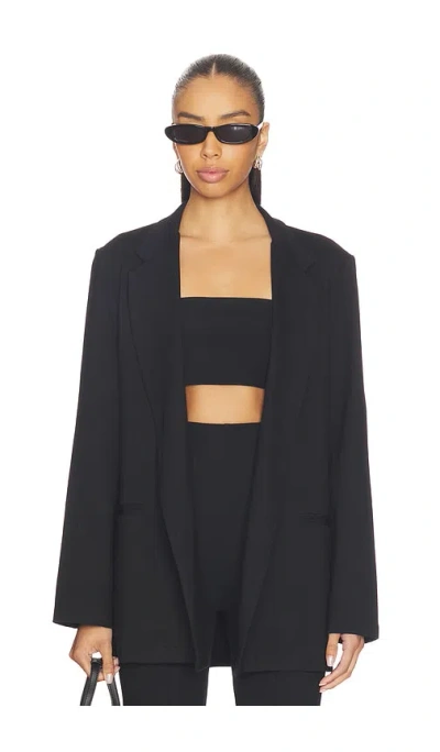 Ripley Rader Ponte Knit Oversized Blazer In Black