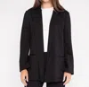 Ripley Rader Ponte Knit Oversized Blazer In Black In Black