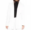 Ripley Rader Ponte Knit Oversized Blazer In Off-white In White