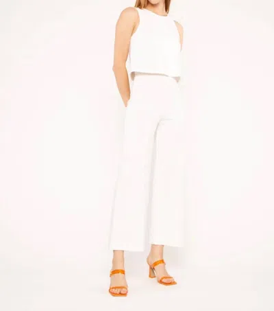 Ripley Rader Ponte Knit Straight Leg Cropped Pant In Off White