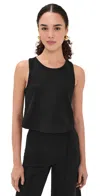 Ripley Rader Ponte Knit Tank Top Black In Black