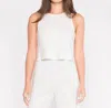 Ripley Rader Ponte Knit Tank Top In White In White