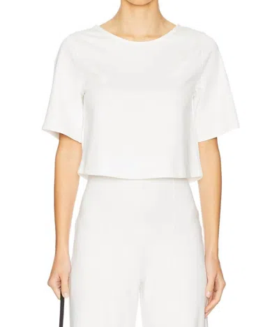 Ripley Rader Ponte Knit Top In Off White