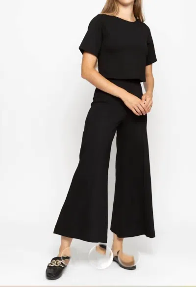 Ripley Rader Ponte Knit Wide Leg Pant In Black