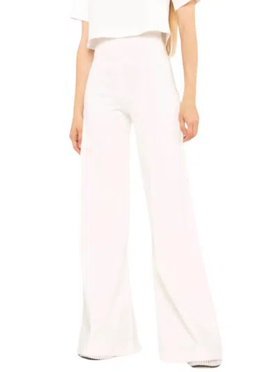Ripley Rader Ponte Knit Wide Leg Pant In Off-white