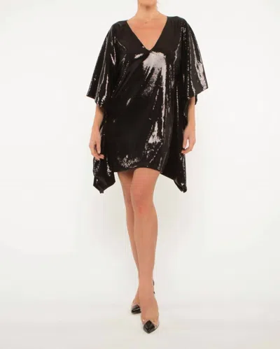 Ripley Rader Sequin Caftan In Black