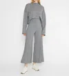 RIPLEY RADER SWEATER KNIT WIDE LEG PANT IN HEATHER GREY