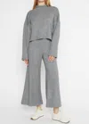 Ripley Rader Sweater Knit Wide Leg Pants In Heather Gray In Grey