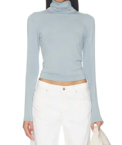 Ripley Rader Turtleneck Top In Chambray
