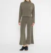Ripley Rader Boucle Cropped Wide Leg Pant In Pebble In Grey