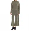 Ripley Rader Boucle Cropped Wide Leg Pant In Pebble In Grey