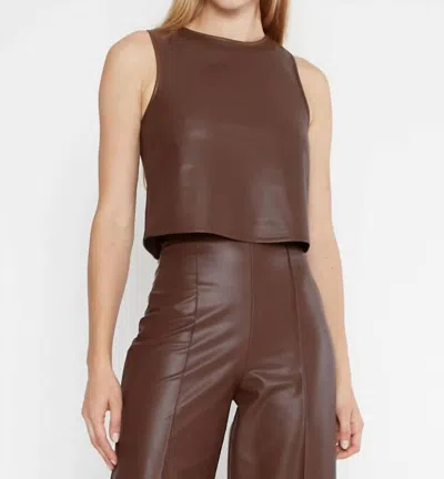 Ripley Rader Vegan Leatehr Tank In Chesnut In Brown
