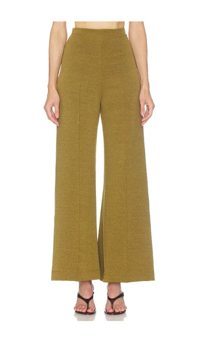 Ripley Rader Vintage Knit Wide Leg Pant In Green