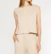 Ripley Rader Washable Cashmere Lounge Tank Top In Oatmeal In White
