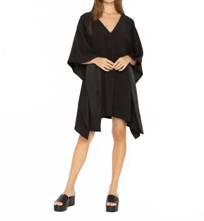 Ripley Rader Women's Crepe Short Caftan In Black