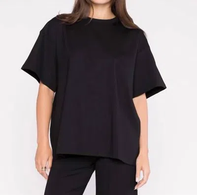 Ripley Rader Women's Ponte Knit Big Shirt In Black Black