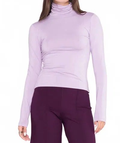 Ripley Rader Women's Turtleneck Top In Lavender In Purple