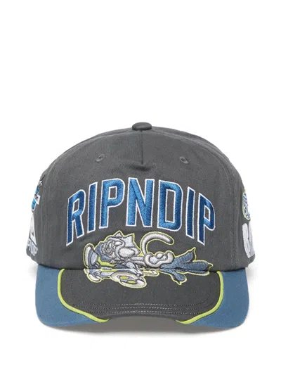 Ripndip Cyclone Snapback Cap In Gray