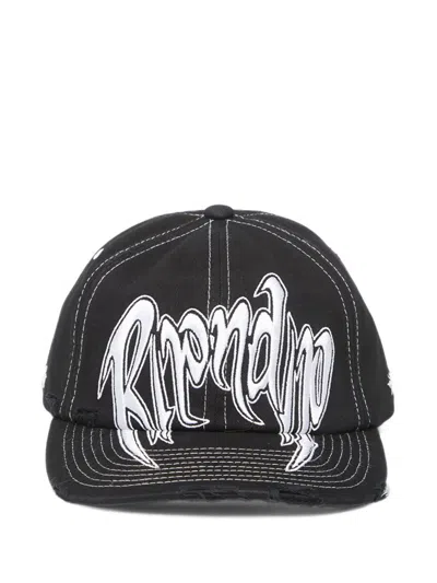Ripndip Different Day Logo-embroidered Cap In Black