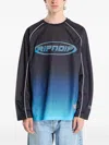 Ripndip Gradient-effect Raglan-sleeve T-shirt In Black