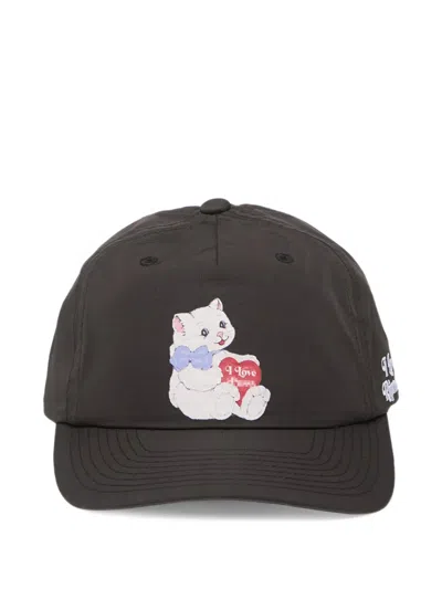 Ripndip I Love Cats Graphic-print Snapback Cap In Brown