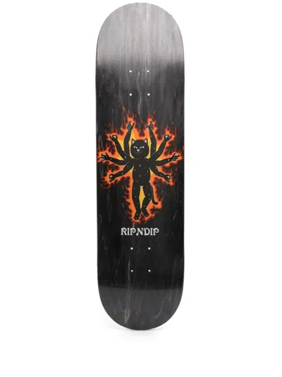 Ripndip Kids' Illusion Jerm Skateboard In Neutrals