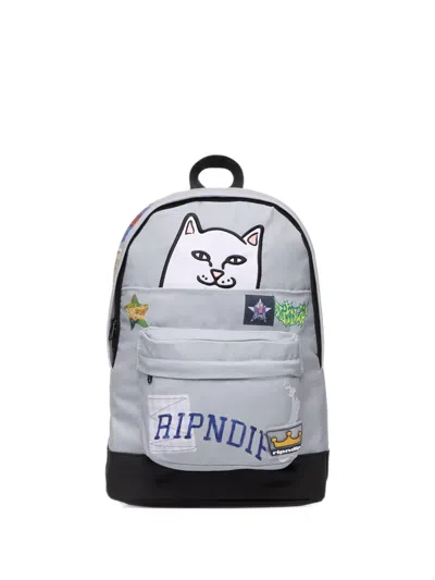 Ripndip Lord Nermal Skyline Backpack In Gray