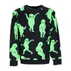 Ripndip Men's Alien Dance Party Knit Sweater Black In Black