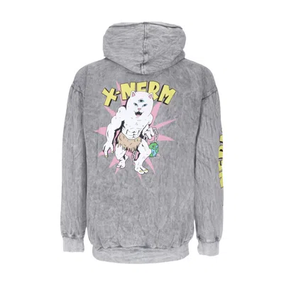 Ripndip Men's Hoodie X-nerm Hoodie Charcoal Mineral Wash
