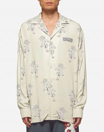 Ripndip Men's Long Sleeve Button Up In White