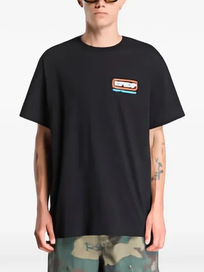 Ripndip Paint Graphic-print T-shirt In Black