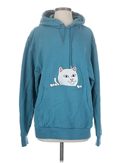 Pre-owned Ripndip Pullover Hoodie In Teal