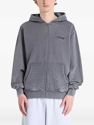 Ripndip Ripngems Zip-up Hoodie In Gray