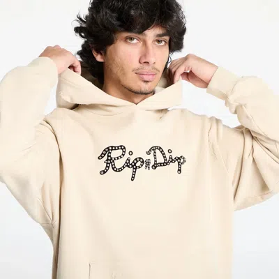 Ripndip Script Hoodie Khaki In Neutral