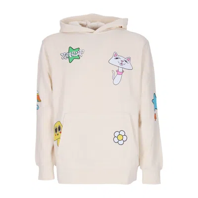 Ripndip Shroom Mania Hoodie Men's Hoodie In Bone Mineral Wash