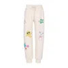 Ripndip Shroom Mania Sweatpants Bone Mineral Wash Men's Lightweight Tracksuit Pants In Bone Mineral Wash
