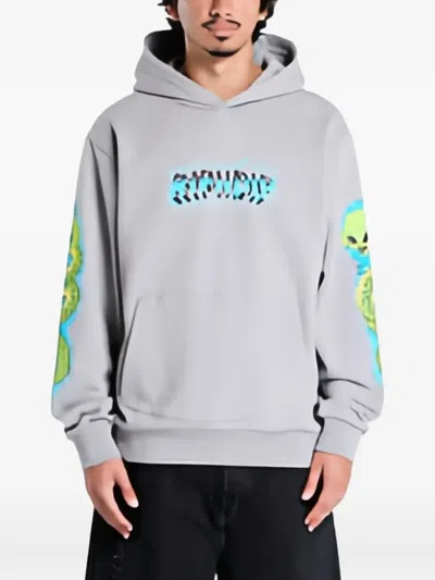Ripndip Skull And Bones Hoodie In Gray