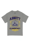 Ripple Junction Abbott Elementary Athletic Graphic T-shirt In Gray