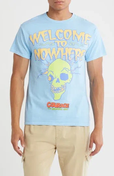 Ripple Junction Courage Dog Nowhere Cotton Graphic T-shirt