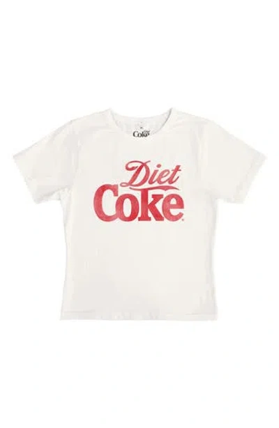Ripple Junction Diet Coke Faded Graphic T-shirt In White