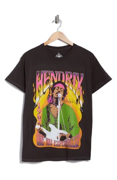 Ripple Junction Jimi Hendrix Graphic T-shirt In Black