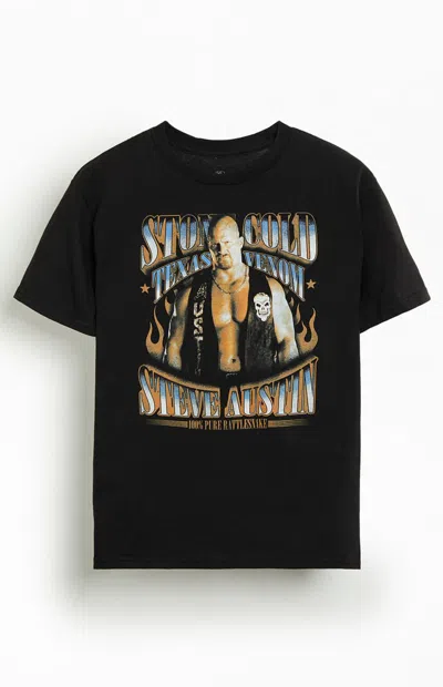 Ripple Junction Kids Stone Cold Steve Austin T-shirt In Black In Blue