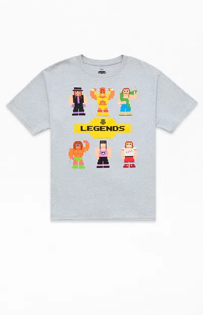 Ripple Junction Kids Wwe Video Game Legends T-shirt In Heather Grey In Gray