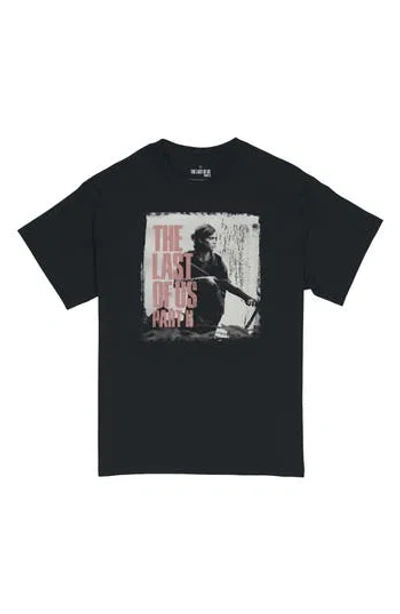 Ripple Junction Last Of Us Part Ii Ellie With Rifle Graphic T-shirt In Black