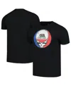 Ripple Junction Men's Black The Grateful Dead Graphic T-shirt In Black
