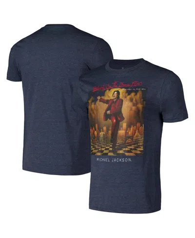 Ripple Junction Men's Heather Navy Michael Jackson Blood On The Dance Floor T-shirt