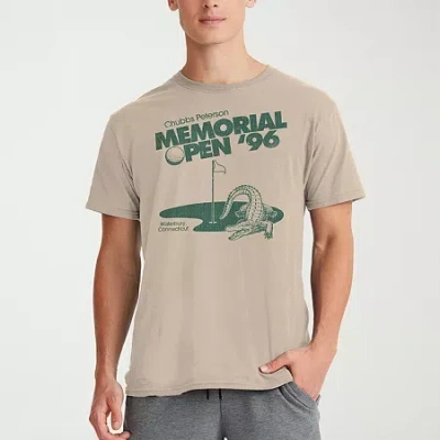 Ripple Junction Mens Crew Neck Short Sleeve Regular Fit Graphic T-shirt In Nude