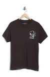 Ripple Junction Peanuts® Avant Garde Graphic T-shirt In Black